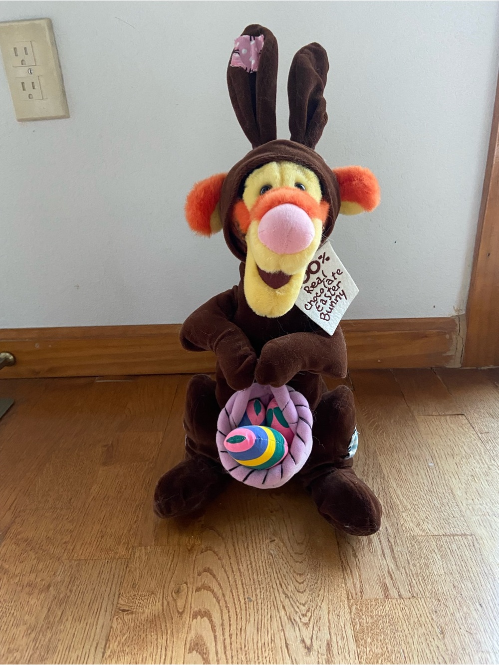 Disney’s Tigger as an adorable Chocolate Easter Bunny!